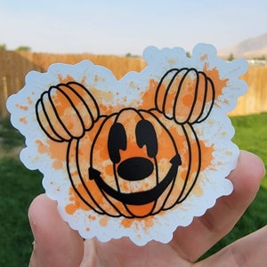 Pumpkin head sticker image 3