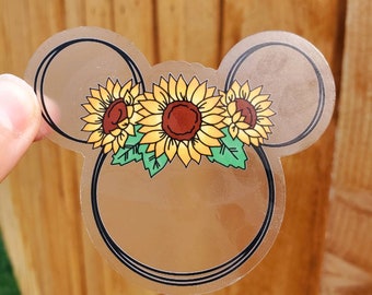 Sunflower Mickey sticker