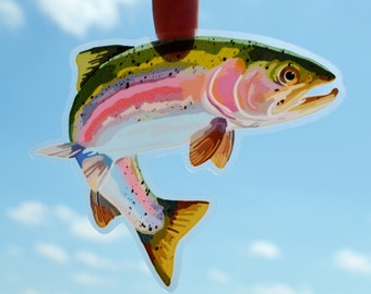 Rainbow trout sticker