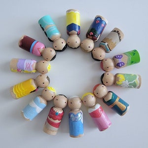 Princess Peg Dolls (6)