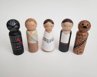 Galaxy Peg Doll set