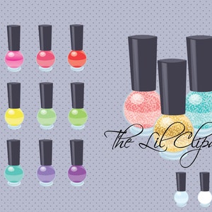 Sale, Nail Polish Clipart, Fashion Clipart, Girly Clipart, Scrapbook Clipart, Makeup Clipart, Shabby Chic Clipart, Cosmetics Clipart