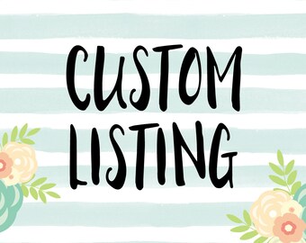 Custom Listing