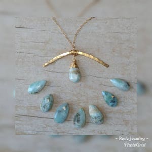 Larimar Arch Necklace