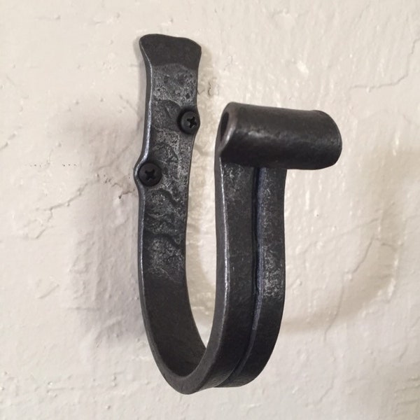 Hook, Extra large hand forged hook.