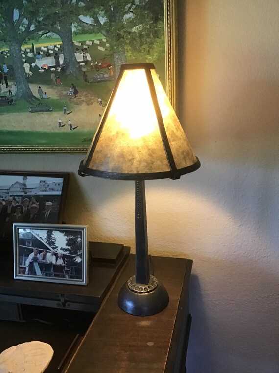 Craftsman Style Mission Style Reading Lamp Library Lamp Etsy