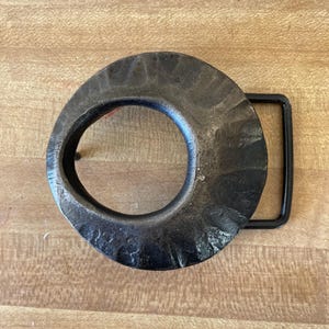 off center belt buckle