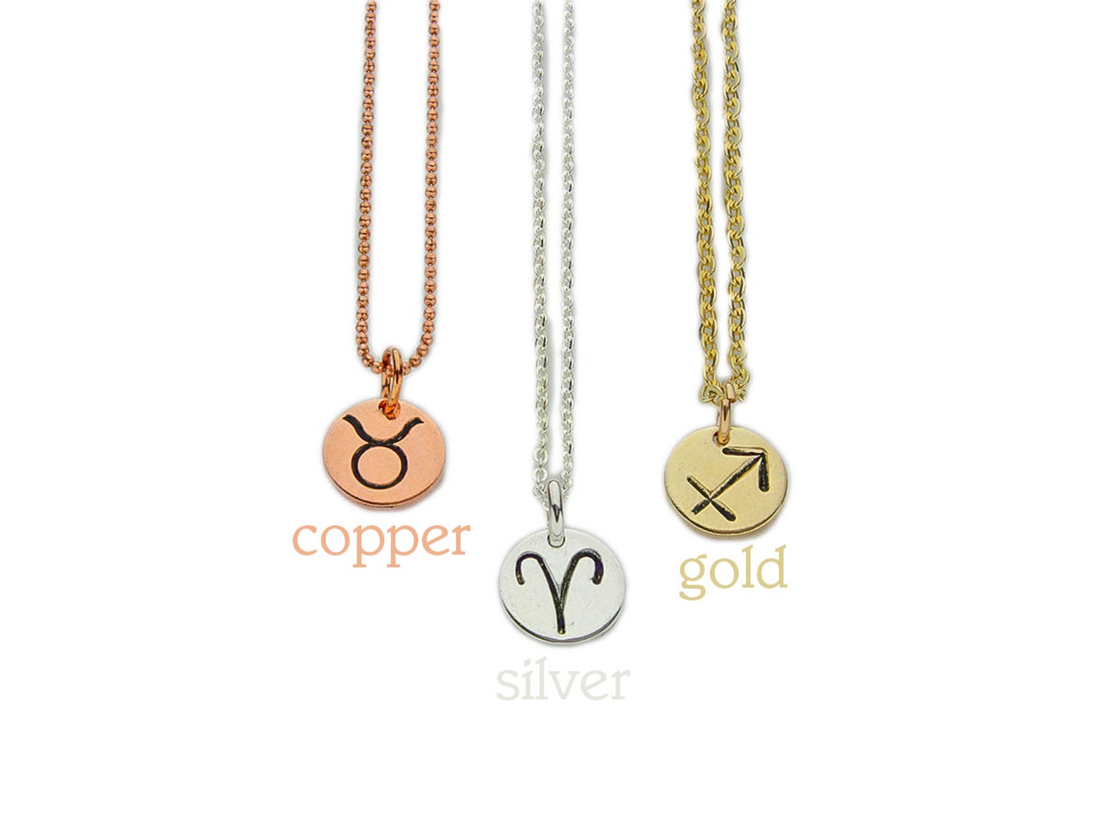 Leo Necklace // Leo Star Sign Jewelry // Zodiac Charm Necklace Etsy
