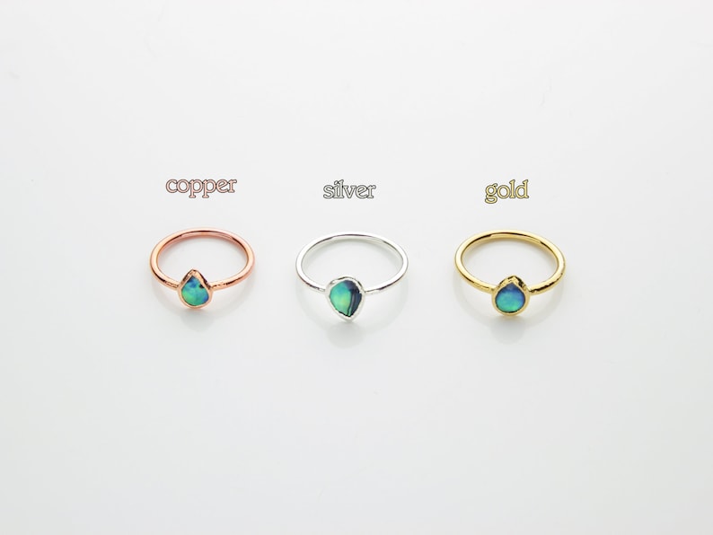 Mood Ring // Color Change Ring // Mood Jewelry // Magic Ring // Gift For Best Friend, Gift For Daughter, Playful Fun Festival Jewelry image 3