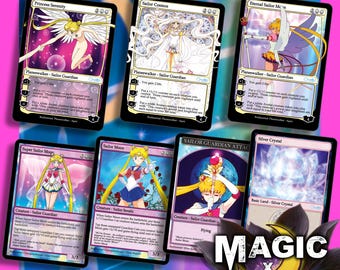 The Prism Power Deck - Sailor Guardian Magic Trading Cards - Complete Standard Constructed Deck of 88 Cards