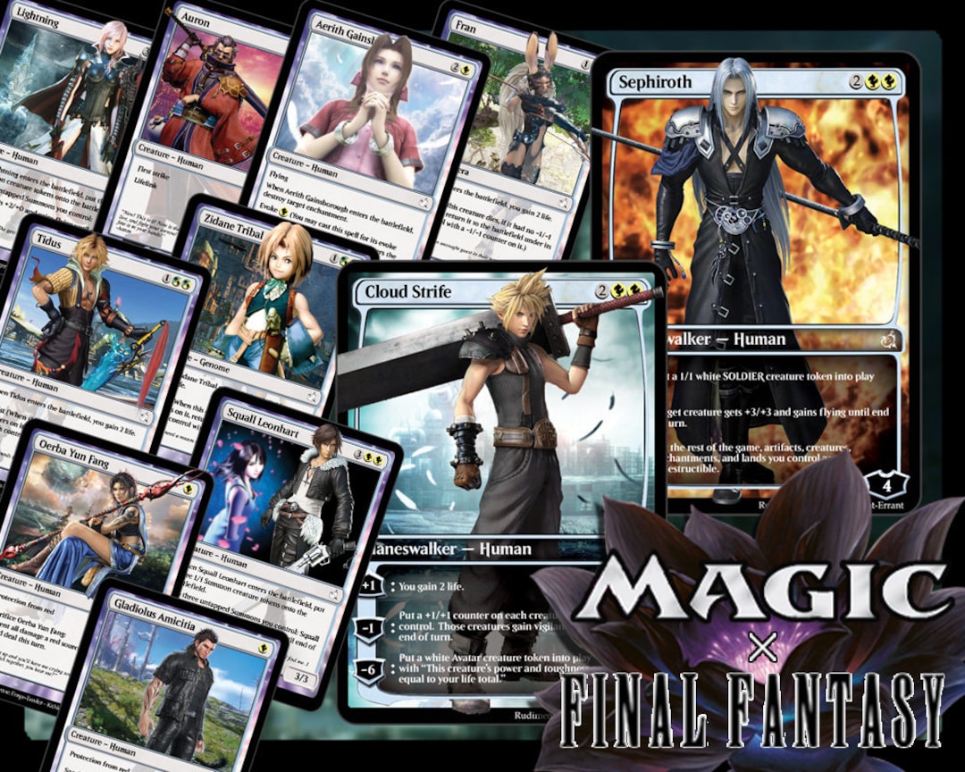 The Phoenix Down Deck Final Fantasy Magic Trading Cards - Etsy