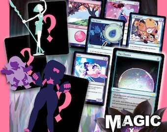 The Crystal Gems Deck - Steven Universe Magic Proxy Cards - Complete Standard Constructed Deck of 60 Cards
