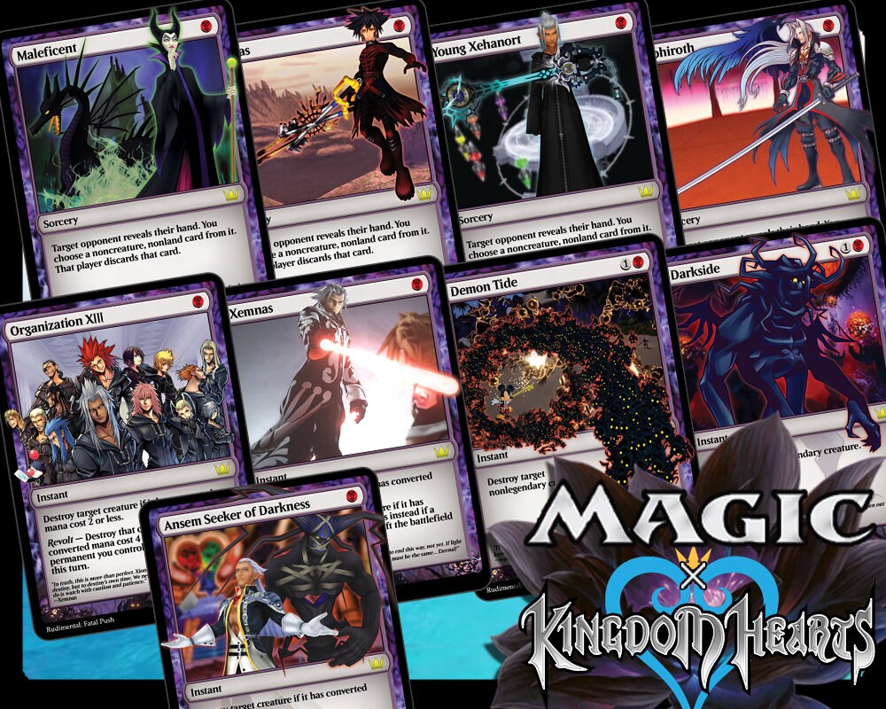 The Door to Light Deck Kingdom Hearts Magic Trading Cards Complete