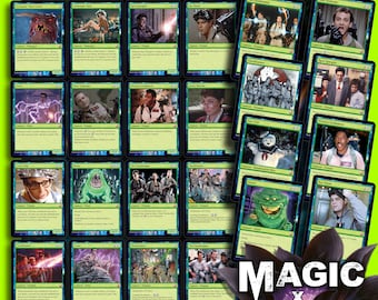 The Who Ya Gonna Call? Deck - Ghostbusters Magic Trading Cards - Complete Standard Constructed Deck of 60 Cards