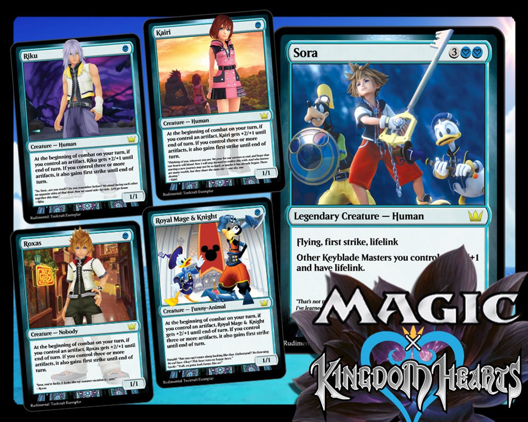 The Door to Light Deck Kingdom Hearts Magic Trading Cards Complete