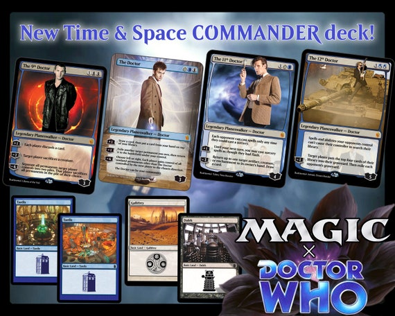 The Time & Space Deck Doctor Who Magic Trading Cards Complete