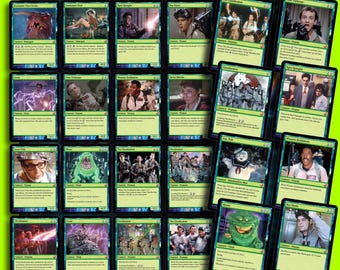 The Who Ya Gonan Call? Deck - Ghostbusters Magic Trading Cards - Complete Standard Constructed Deck of 60 Cards
