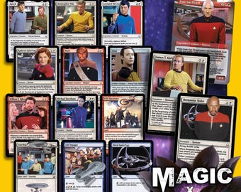 The Strange New Worlds Deck - Star Trek MTG Trading Cards - Complete EDH Commander Deck of 100 Cards