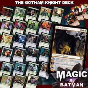 The Gotham Knight Deck - Batman Magic Trading Cards - Complete Playable Deck of 63 Cards