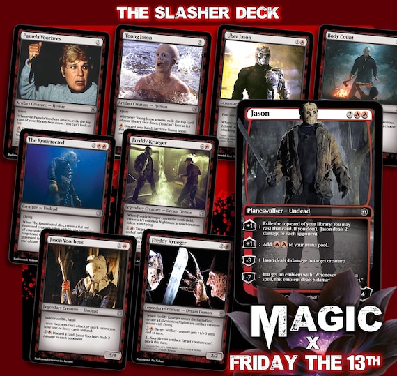horror movie mtg cards Magic TCG The Gathering Secret Lair: Monster Marathon (Foil) : Toys & Games Alfies Adventure collection. Let's collect all the horror