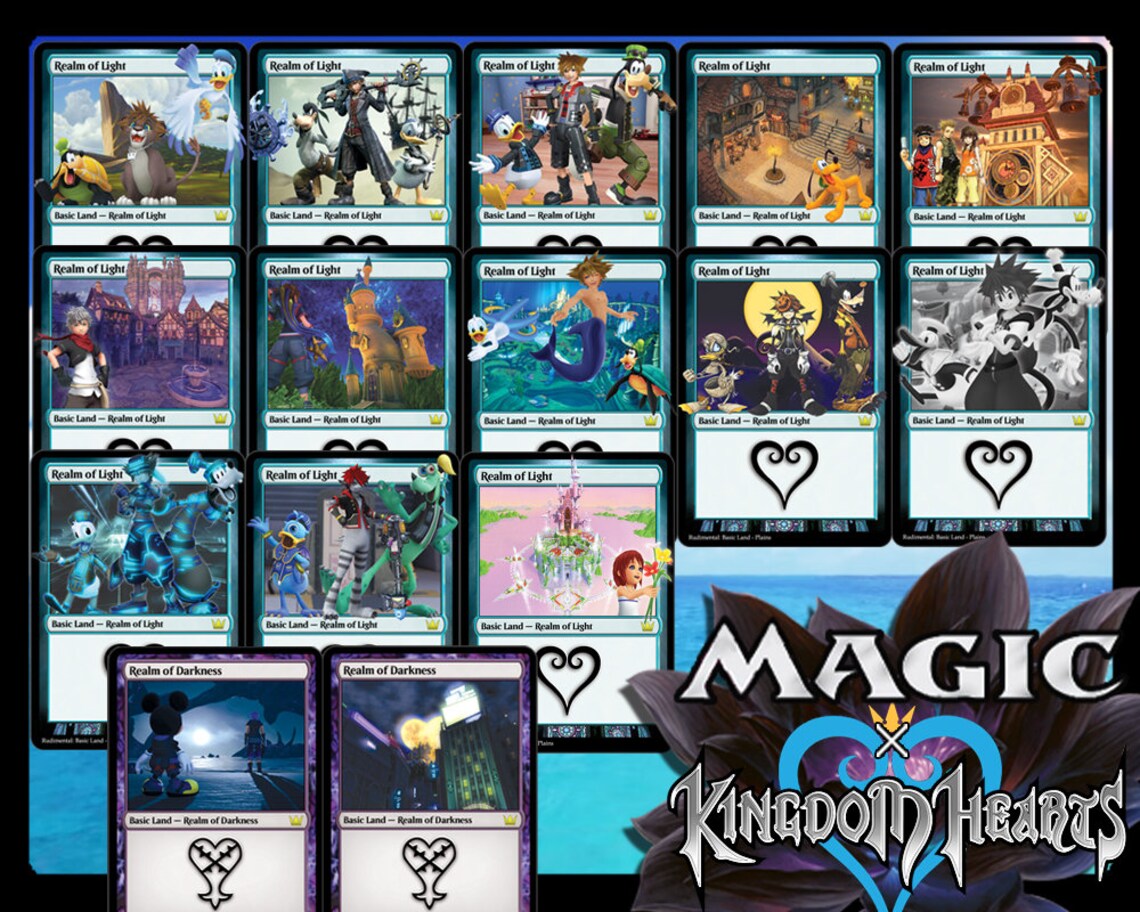 The Door to Light Deck Kingdom Hearts Magic Trading Cards Etsy