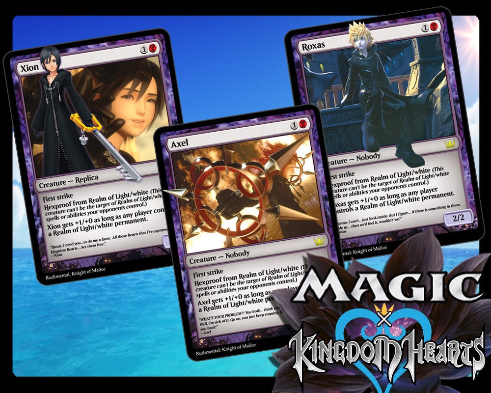 The Door to Light Deck Kingdom Hearts Magic Trading Cards Complete