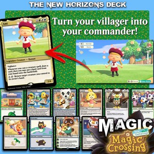 The New Horizons Deck - Animal Crossing Magic Trading Cards - Compleet EDH Commander-deck met 100 kaarten
