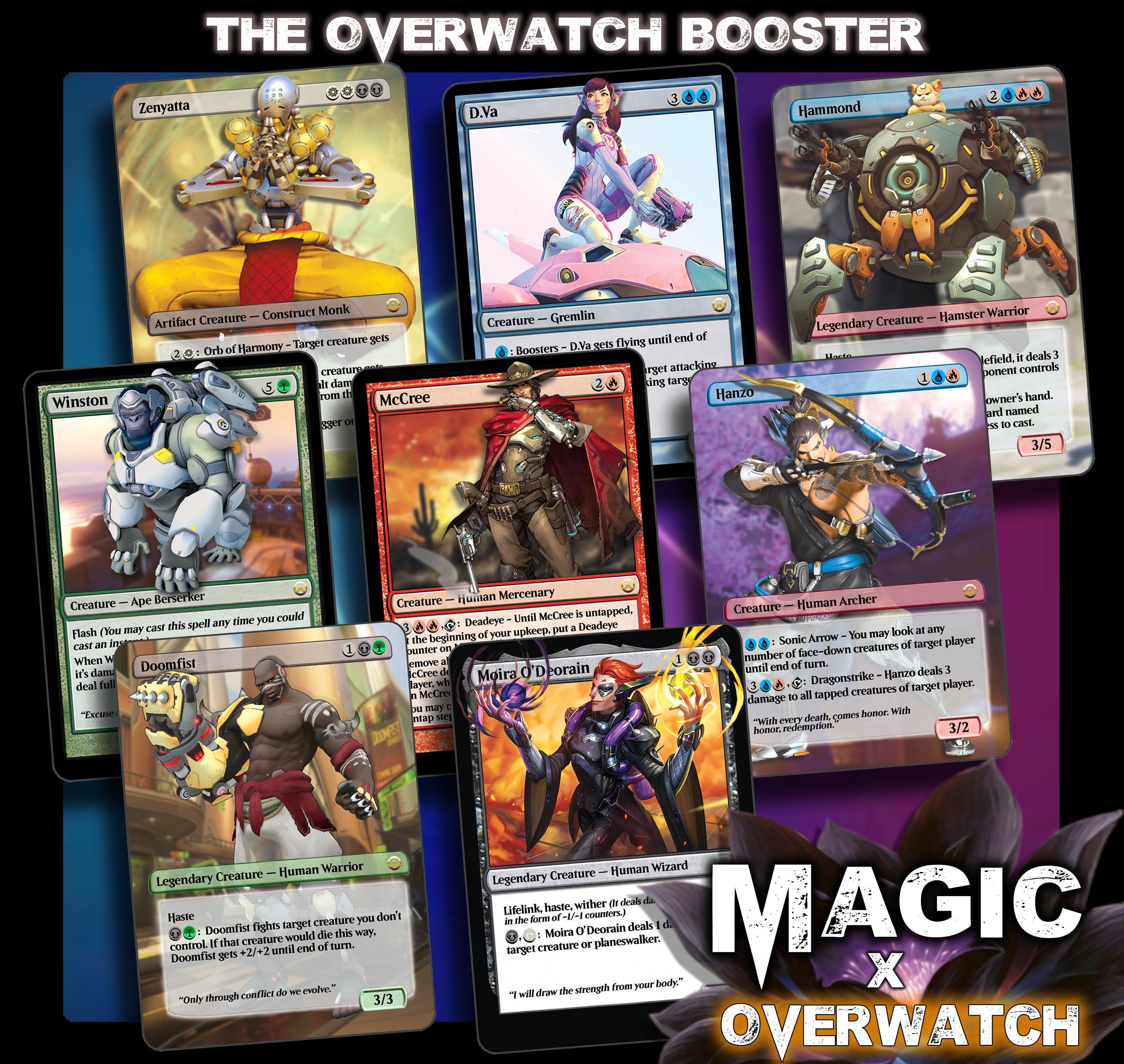 The Overwatch Booster Deck of 30 MTG Trading Cards - Etsy