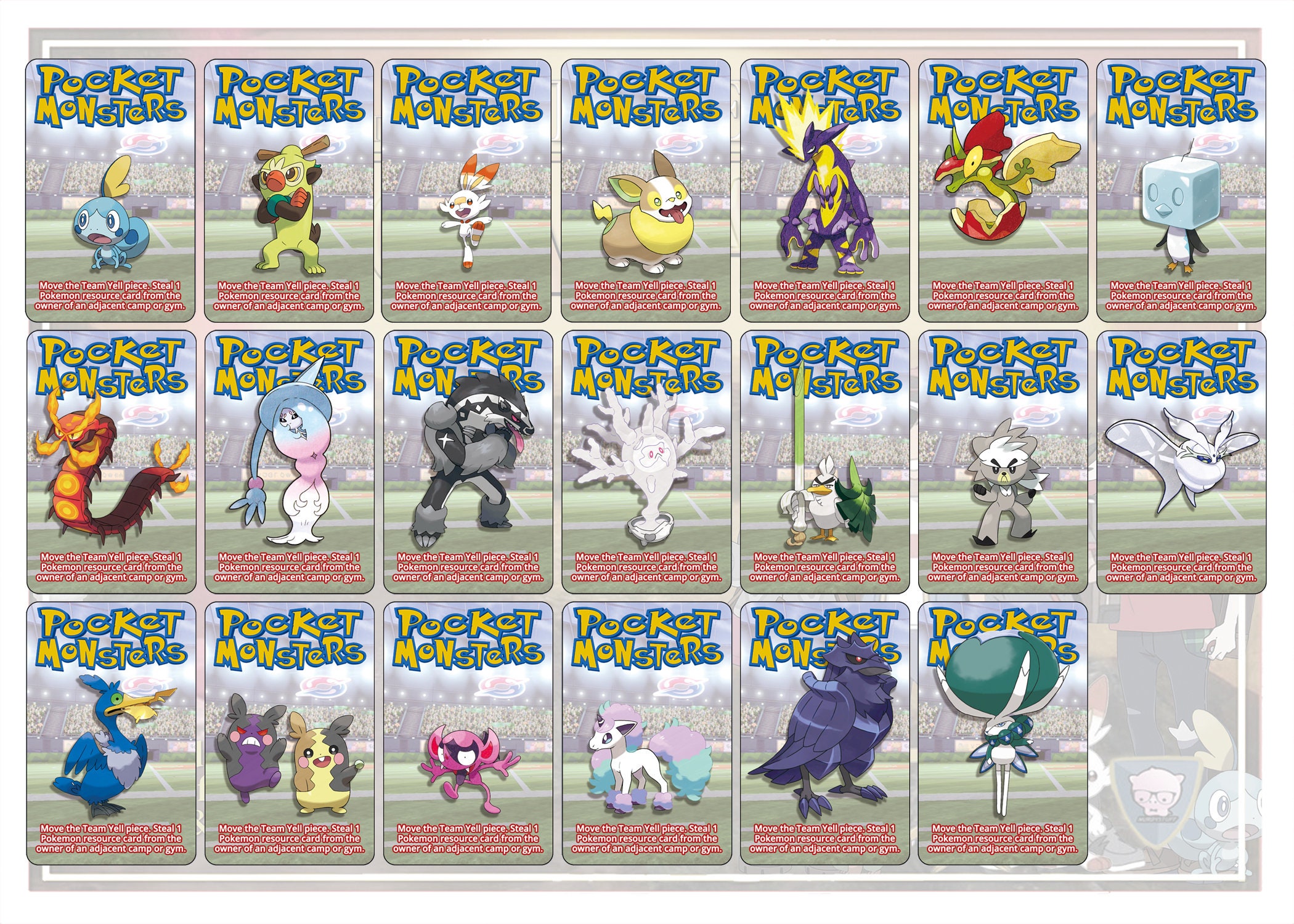 Monster Spotlight: Assorted Pokemon (Galar Edition)