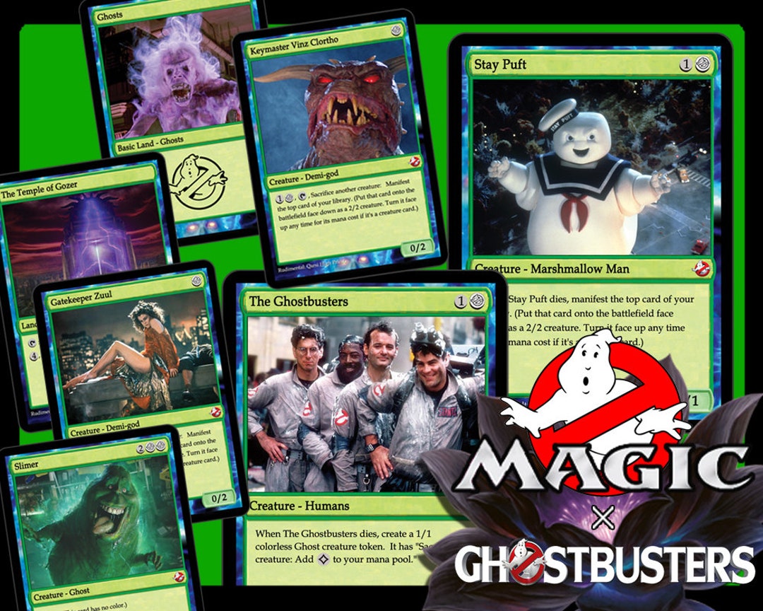 The Who Ya Gonna Call Deck Ghostbusters Magic Trading Cards Complete
