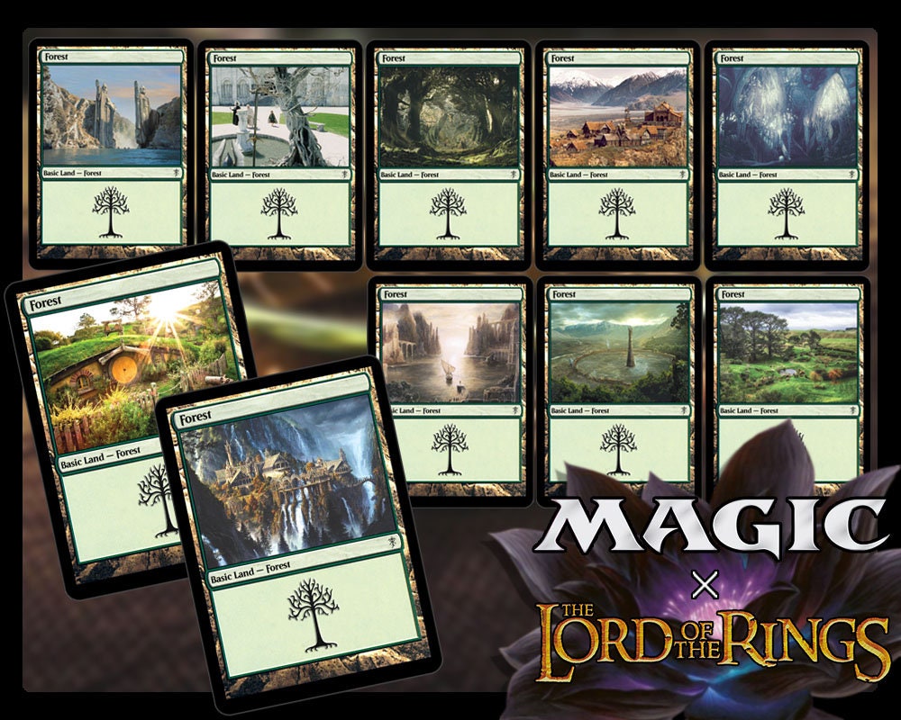 The Gathering of the Rings Deck Lord of the Rings Magic - Etsy