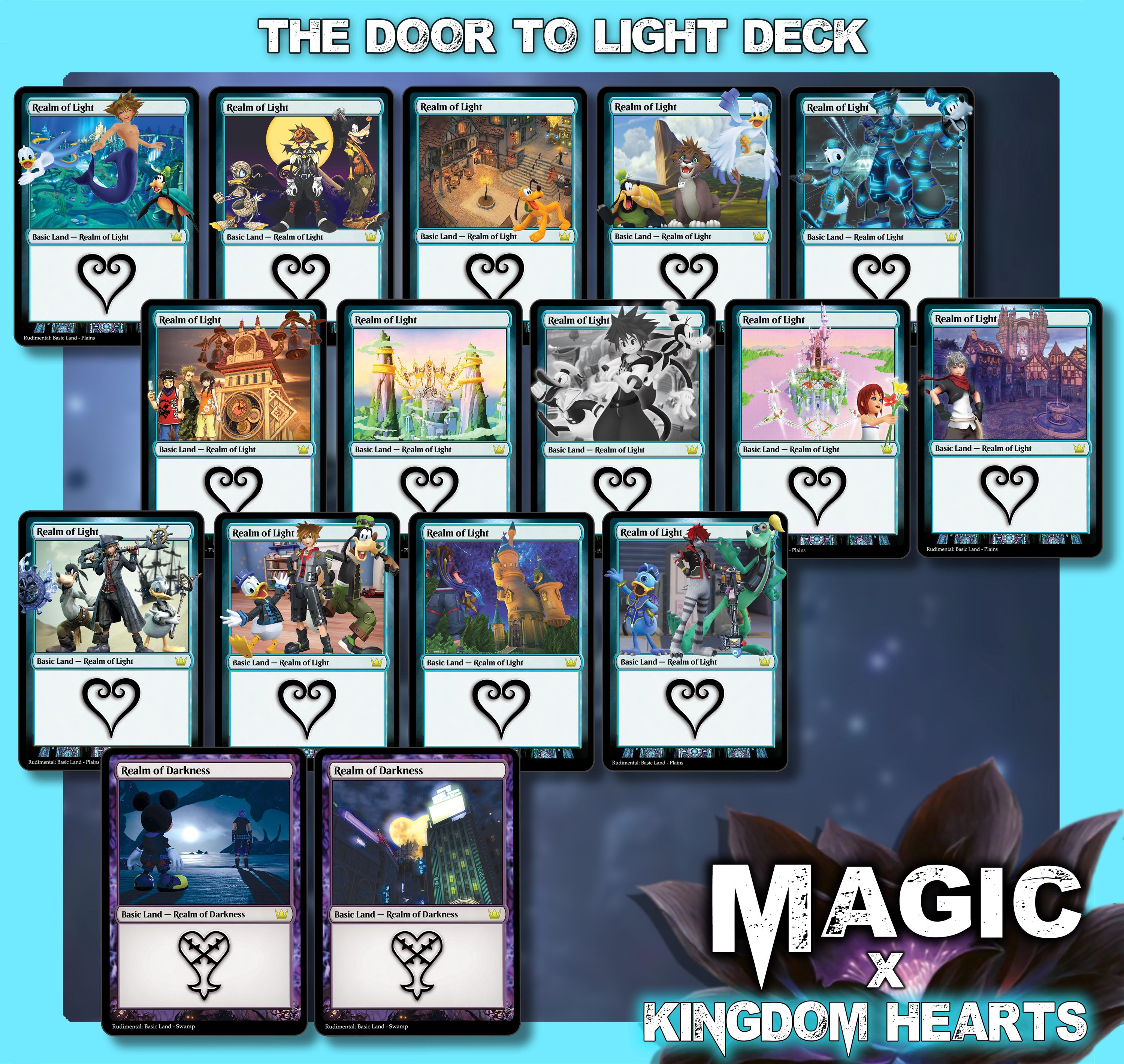 The Door to Light Deck - Kingdom Hearts Magic Trading Cards - Complete ...