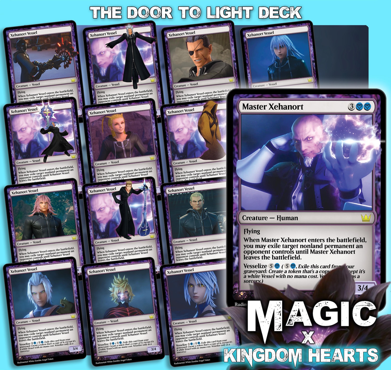 The Door to Light Deck - Kingdom Hearts Magic Trading Cards - Complete ...