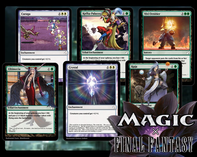 The Phoenix Down Deck Final Fantasy Magic Trading Cards Etsy