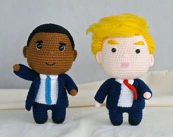 crochet trump doll