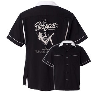 Pussycat Lounge Classic Retro Bowling Shirt- Classic 2.0 - Includes Embroidered Name