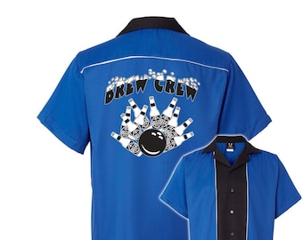 Brew Crew Classic Retro Bowling Shirt - Swing Master 2.0 - Includes Embroidered Name