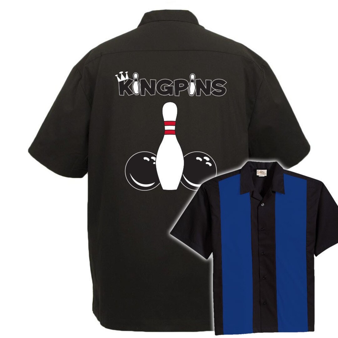 Kingpins Classic Retro Bowling Shirt the Player Includes Etsy