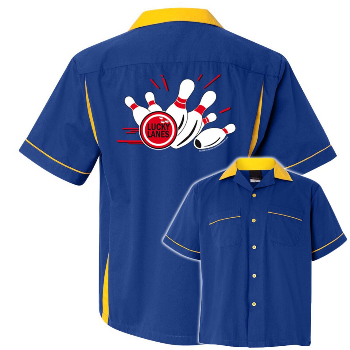 Lucky Lanes Classic Retro Bowling Shirt Classic 2.0 Etsy