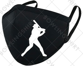 Baseball Silhouette  Mask Available in Adult, #74