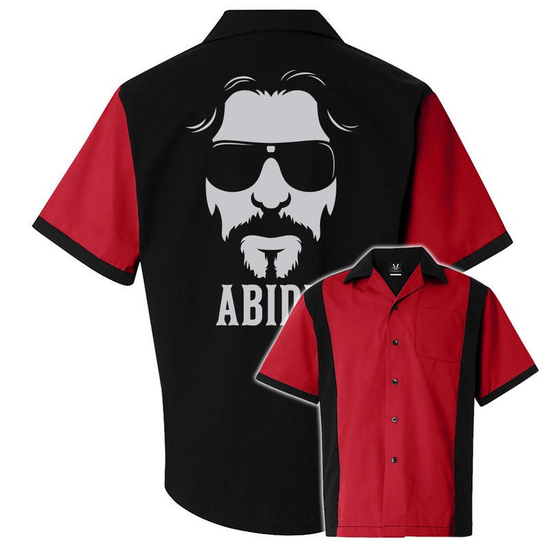 Abide Dude Retro Bowling Shirt Retro Two Includes Embroidered Name 130 image 4
