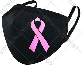 Breast Cancer pink ribbon mask #72