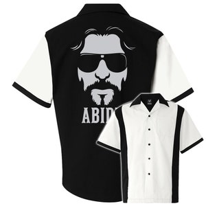 Abide Dude Retro Bowling Shirt Retro Two Includes Embroidered Name 130 image 6