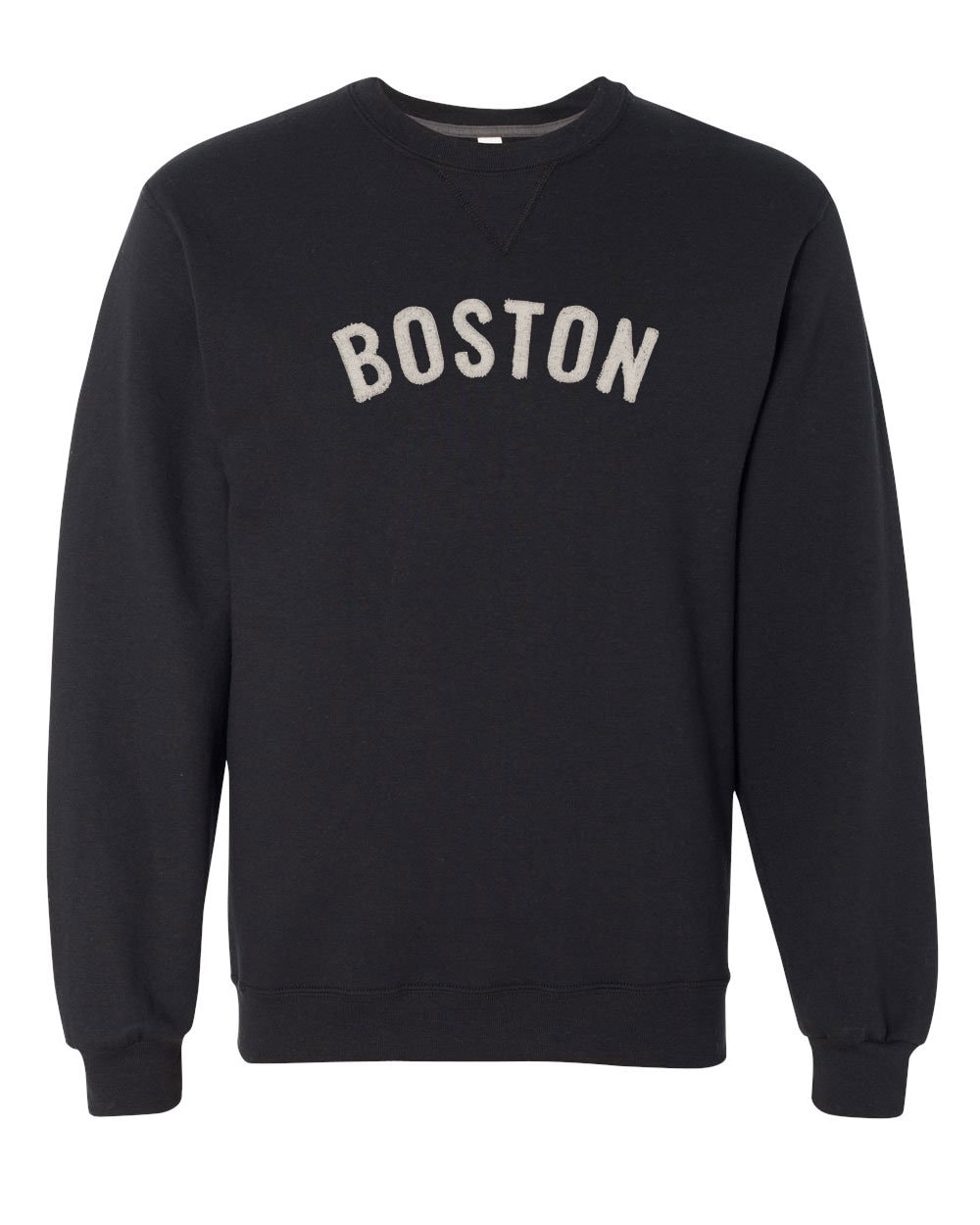 Boston Crew Neck Sweatshirt SF72R with Chenille Letters in | Etsy