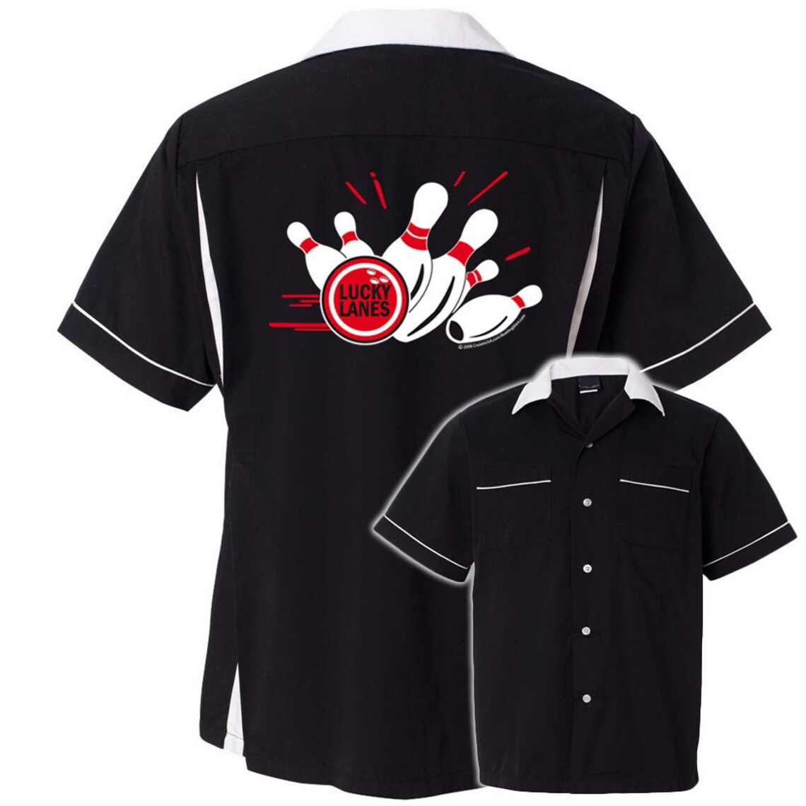 Lucky Lanes Classic Retro Bowling Shirt Classic 2.0 Etsy