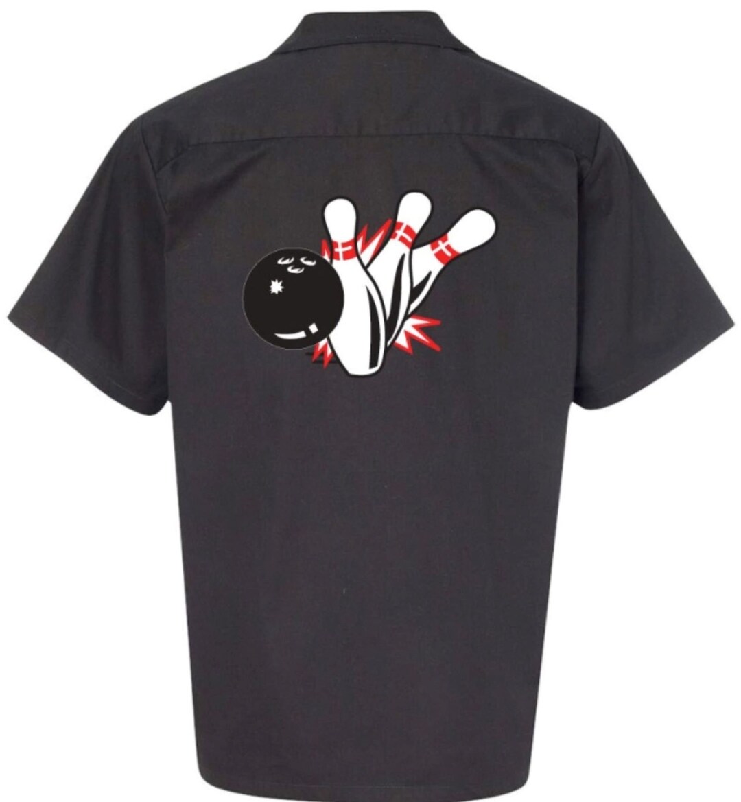 Pin Splash B Classic Retro Bowling Shirt Vintage Bowler Etsy