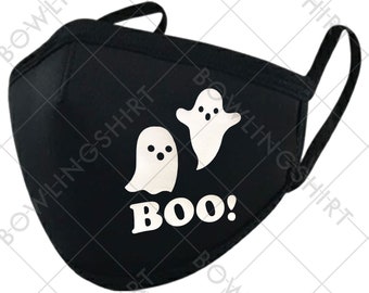 Glow in the Dark Ghost Boo Halloween  Mask #14