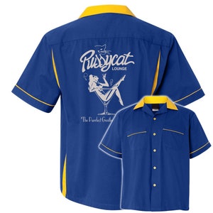 Pussycat Lounge Classic Retro Bowling Shirt Classic 2.0 - Etsy