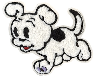 5" Betty Boop Pudge Dog - Hand Sewn Chenille Patch