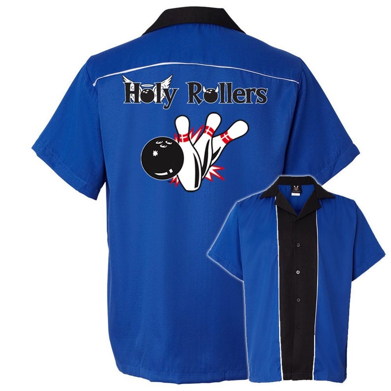 Holy Rollers Classic Retro Bowling Shirt Swing Master 2.0 Includes Embroidered Name image 1